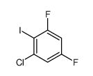 6-Chloro-2,4-difloroiodobenzene Structure