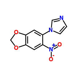 1-(6-Nitro-1,3-benzodioxol-5-yl)-1H-imidazole structure