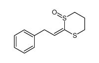 2-(2-phenylethylidene)-1,3-dithiane 1-oxide Structure