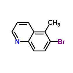 6-Bromo-5-methylquinoline structure