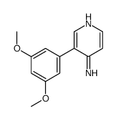 3-(3,5-dimethoxyphenyl)pyridin-4-amine结构式