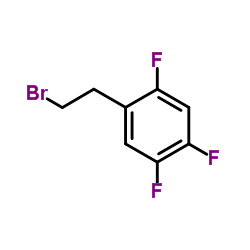 2,4,5-Trifluorophenethyl bromide结构式