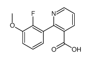 2-(2-fluoro-3-methoxyphenyl)pyridine-3-carboxylic acid Structure