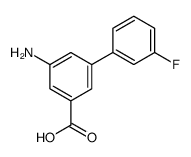 3-amino-5-(3-fluorophenyl)benzoic acid Structure