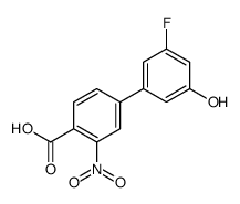 4-(3-fluoro-5-hydroxyphenyl)-2-nitrobenzoic acid Structure