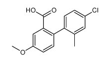 2-(4-chloro-2-methylphenyl)-5-methoxybenzoic acid Structure