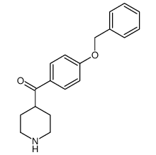 (4-(Benzyloxy)phenyl)(piperidin-4-yl)Methanone Structure