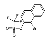 (1-bromonaphthalen-2-yl) trifluoromethanesulfonate Structure