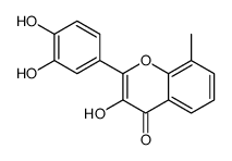 2-(3,4-Dihydroxyphenyl)-3-hydroxy-8-Methyl-4H-chroMen-4-one Structure