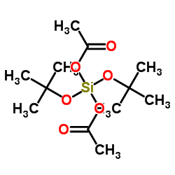 二叔丁氧基二乙酰氧基硅烷结构式