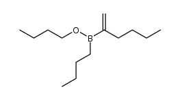 butoxy(butyl)(hex-1-en-2-yl)borane Structure