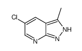 5-Chloro-3-methyl-1H-pyrazolo[3,4-b]pyridine结构式