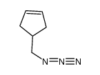 4-(azidomethyl)cyclopent-1-ene Structure