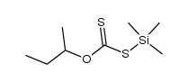 S-trimethylsilyl O-sec-butyldithiocarbonate结构式