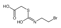 2-(2-bromoethylcarbamoylsulfanyl)acetic acid结构式