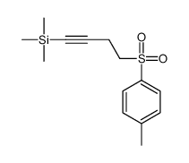 trimethyl-[4-(4-methylphenyl)sulfonylbut-1-ynyl]silane结构式