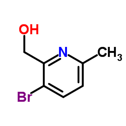 (3-溴-6-甲基吡啶-2-基)甲醇结构式