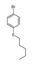 1-bromo-4-pentylsulfanylbenzene Structure