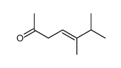4-Hepten-2-one, 5,6-dimethyl-, (E)- (9CI) structure