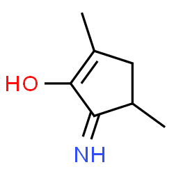 1-Cyclopenten-1-ol,5-imino-2,4-dimethyl-(9CI) Structure