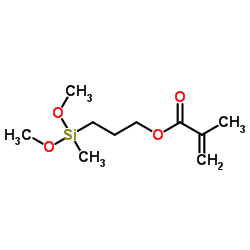 3-[Dimethoxy(methyl)silyl]propyl methacrylate structure