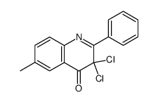 4(3H)-Quinolinone,3,3-dichloro-6-methyl-2-phenyl- Structure