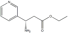 ethyl(S)-3-amino-3-(pyridin-3-yl)propanoate Structure