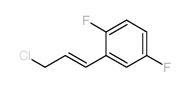 (E)-2-(3-CHLOROPROP-1-EN-1-YL)-1,4-DIFLUOROBENZENE结构式