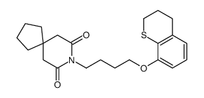 8-(4-((3,4-Dihydro-2H-1-benzothiopyran-8-yl)oxy)butyl)-8-azaspiro(4.5) decane-7,9-dione picture