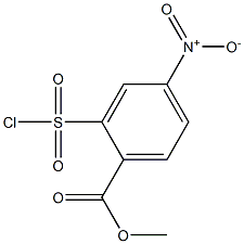 Methyl 2-(chlorosulfonyl)-4-nitrobenzoate picture