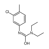 3-(3-chloro-4-methylphenyl)-1,1-diethylurea Structure