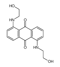 1,5-Bis[(2-hydroxyethyl)amino]anthraquinone Structure