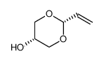 2-Vinyl-[1,3]dioxan-5-ol Structure