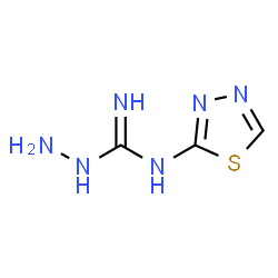 Hydrazinecarboximidamide,N-1,3,4-thiadiazol-2-yl-结构式