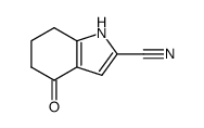 2-cyano-1,5,6,7-tetrahydro-4H-indol-4-one Structure