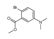 2-bromo-5-(dimethylamino)benzoic acid Methyl ester structure