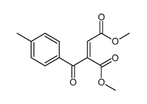 dimethyl 2-(4-methylbenzoyl)but-2-enedioate结构式