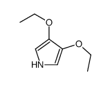 1H-Pyrrole,3,4-diethoxy-(9CI)结构式