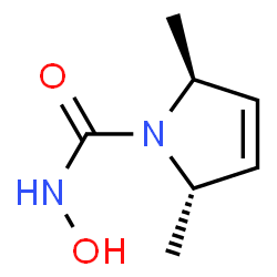 1H-Pyrrole-1-carboxamide,2,5-dihydro-N-hydroxy-2,5-dimethyl-,(2S-trans)-(9CI) Structure