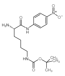 H-L-Lys(Boc)-pNA Structure