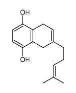 6-(4-methylpent-3-enyl)-5,8-dihydronaphthalene-1,4-diol Structure