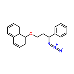 1-(3-Azido-3-phenylpropoxy)naphthalene Structure