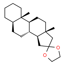 5α-Androstan-16-one ethylene acetal Structure