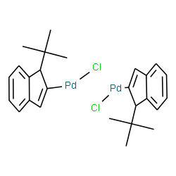 Chloro(1-t-butylindenyl)palladium(II) dimer, 98% Structure