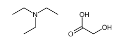 N,N-diethylethanamine,2-hydroxyacetic acid Structure