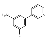 3-fluoro-5-pyridin-3-ylaniline Structure