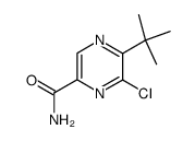 5-tert-Butyl-6-chloro-pyrazine-2-carboxylic acid amide结构式