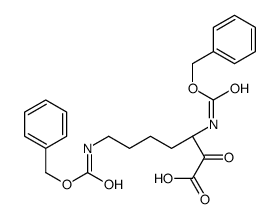 (3S)-2-oxo-3,7-bis(phenylmethoxycarbonylamino)heptanoic acid结构式