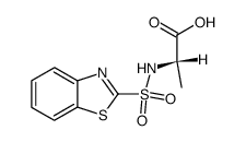 (benzo[d]thiazol-2-ylsulfonyl)-L-alanine结构式
