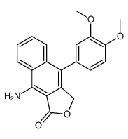 4-amino-9-(3,4-dimethoxyphenyl)-1H-benzo[f][2]benzofuran-3-one Structure
